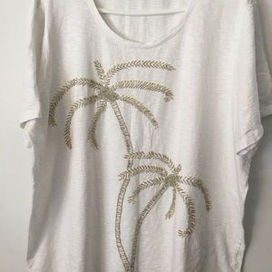 Coral Bay White TeeShirt 2X